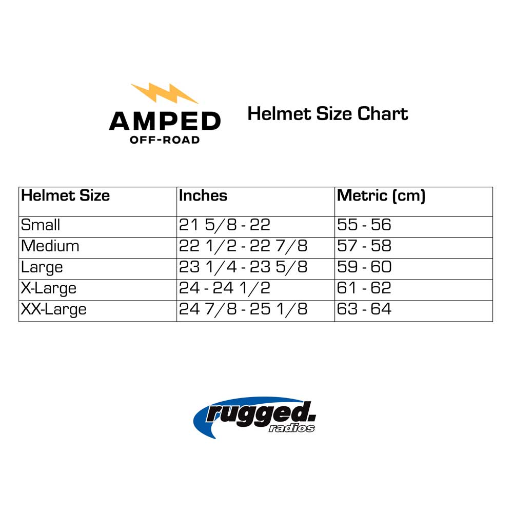 AMPED OFFROAD DOT UTV Open Face Helmet