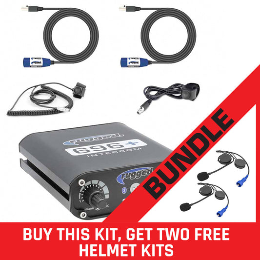 BUILDER KIT with RRP696 PLUS Bluetooth Intercom System - BUNDLE with 2 FREE Helmet Kits