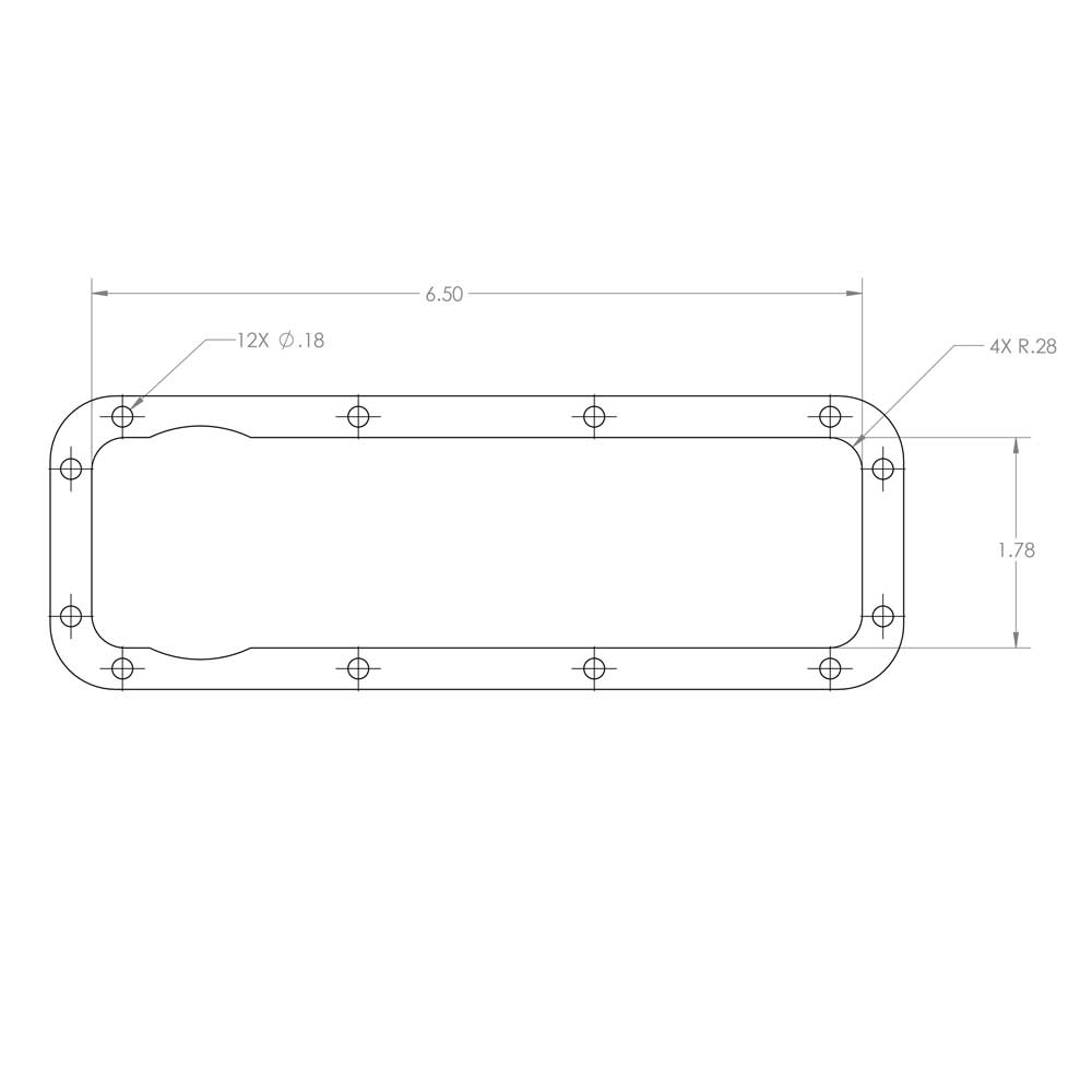 Dash Mount for GMR25 / ABM25 Radio - Billet Aluminum