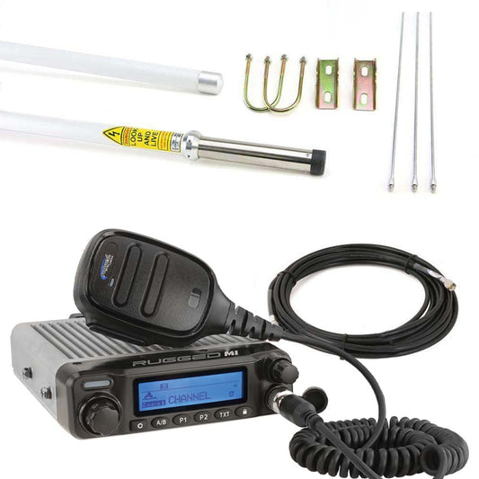 Digital Mobile Radio with Fiberglass Antenna Base Kit